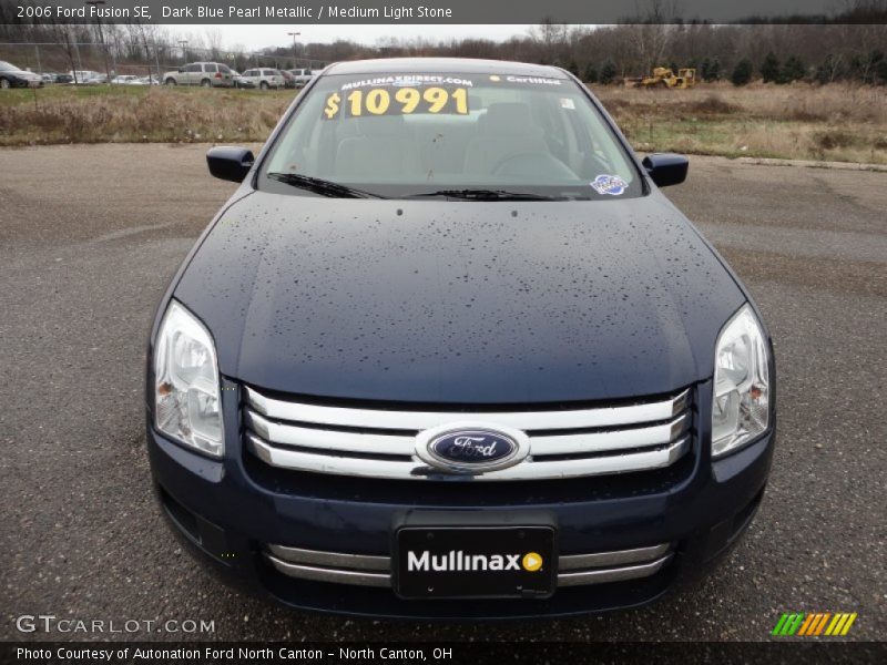 Dark Blue Pearl Metallic / Medium Light Stone 2006 Ford Fusion SE