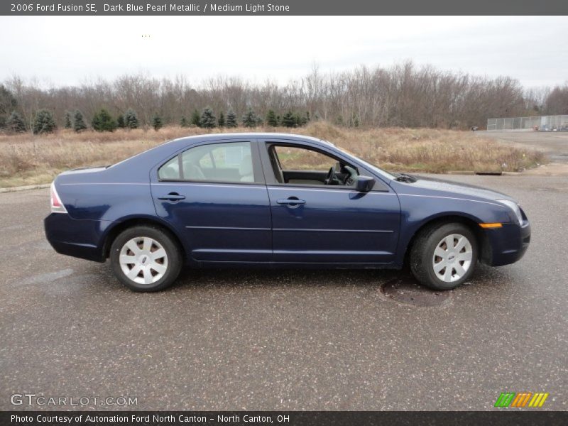 Dark Blue Pearl Metallic / Medium Light Stone 2006 Ford Fusion SE