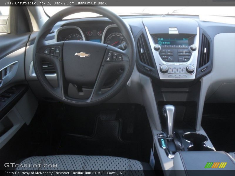 Black / Light Titanium/Jet Black 2012 Chevrolet Equinox LS