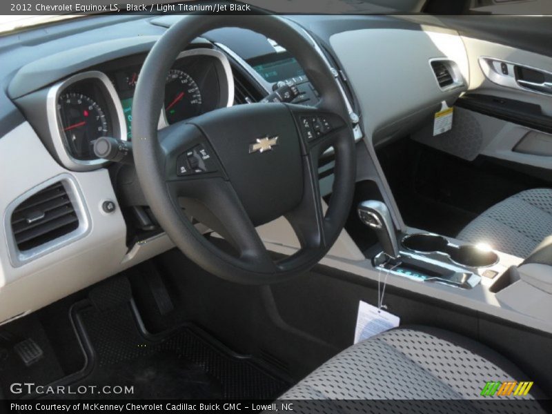 Black / Light Titanium/Jet Black 2012 Chevrolet Equinox LS