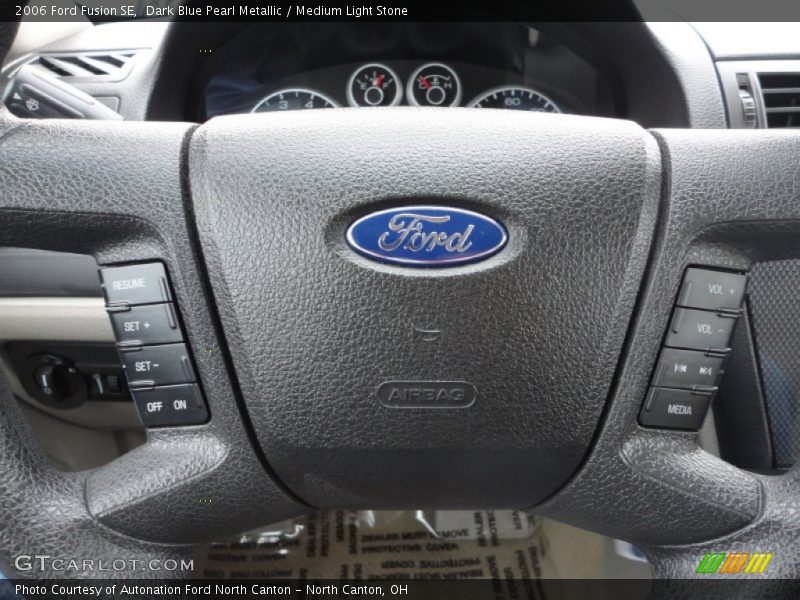 Dark Blue Pearl Metallic / Medium Light Stone 2006 Ford Fusion SE