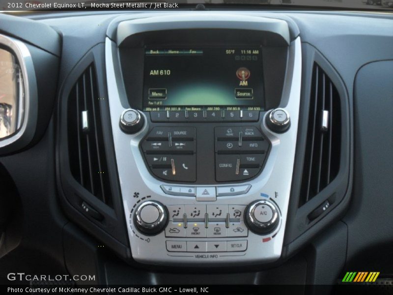 Mocha Steel Metallic / Jet Black 2012 Chevrolet Equinox LT