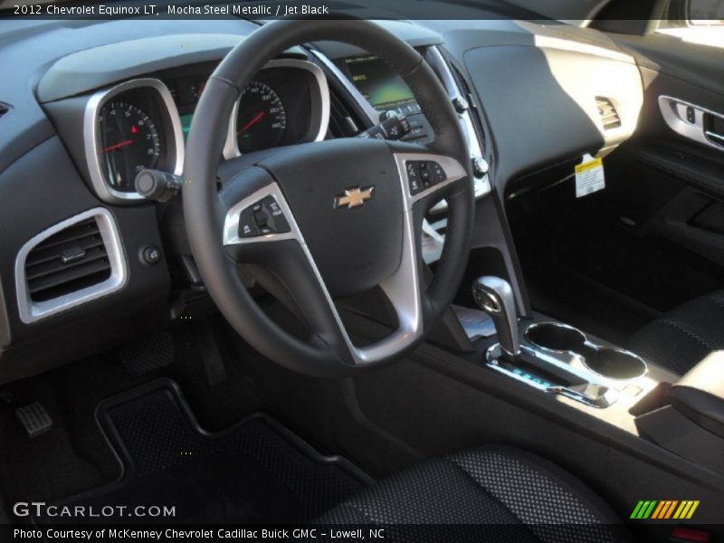 Mocha Steel Metallic / Jet Black 2012 Chevrolet Equinox LT