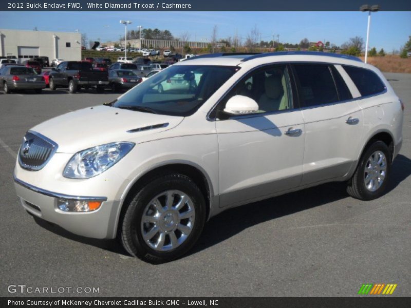 White Diamond Tricoat / Cashmere 2012 Buick Enclave FWD