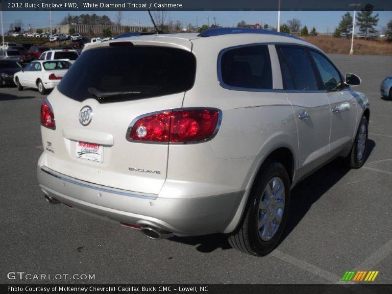 White Diamond Tricoat / Cashmere 2012 Buick Enclave FWD