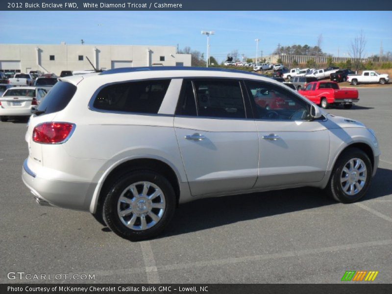 White Diamond Tricoat / Cashmere 2012 Buick Enclave FWD