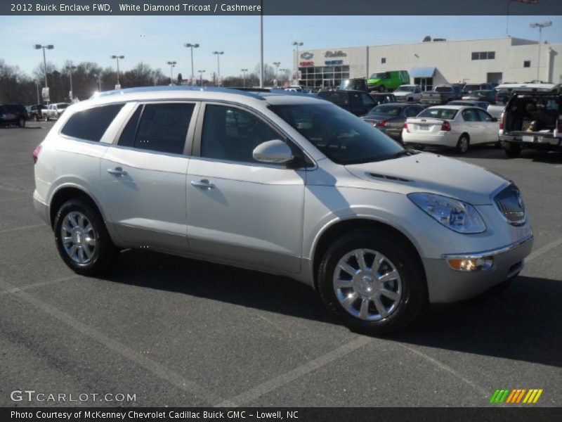 White Diamond Tricoat / Cashmere 2012 Buick Enclave FWD
