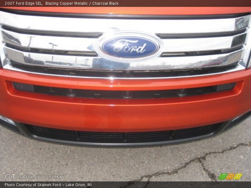 Blazing Copper Metallic / Charcoal Black 2007 Ford Edge SEL