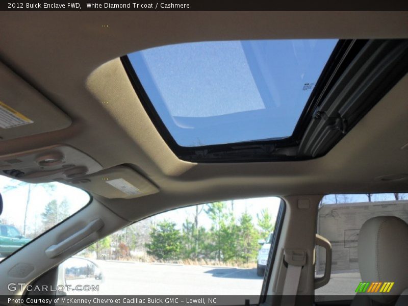 White Diamond Tricoat / Cashmere 2012 Buick Enclave FWD