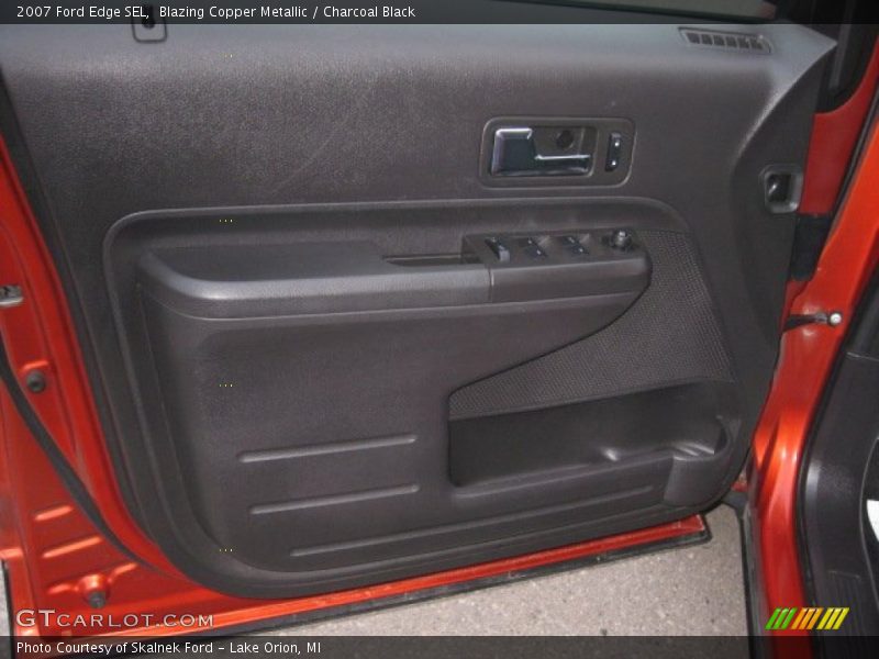 Blazing Copper Metallic / Charcoal Black 2007 Ford Edge SEL