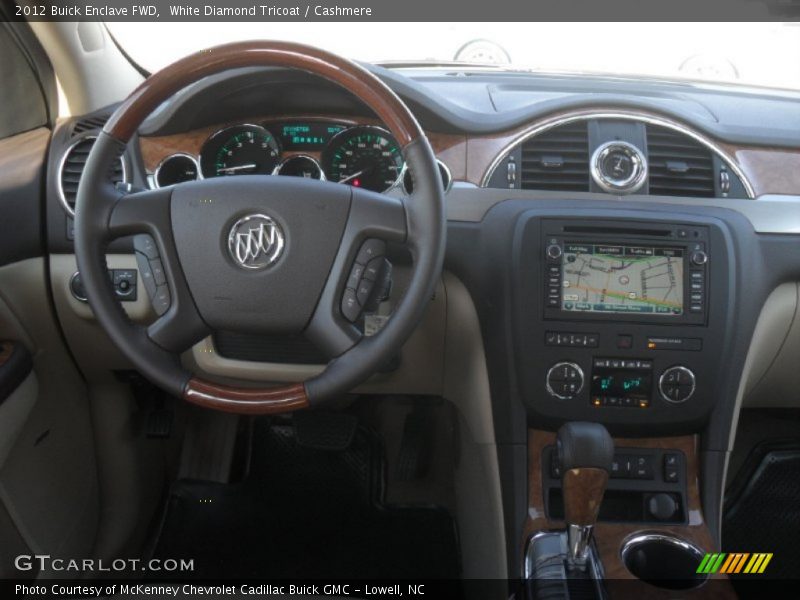 White Diamond Tricoat / Cashmere 2012 Buick Enclave FWD