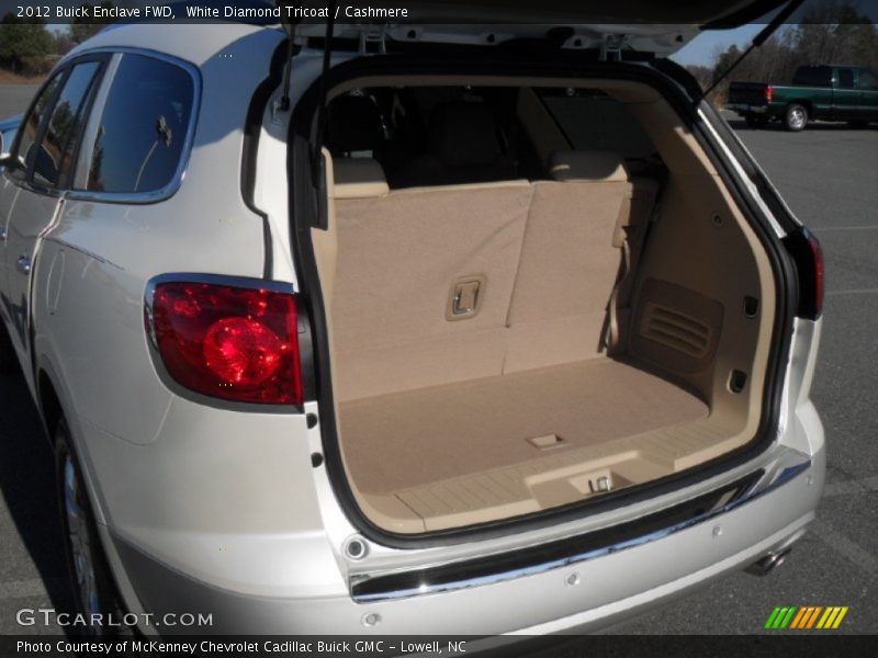 White Diamond Tricoat / Cashmere 2012 Buick Enclave FWD