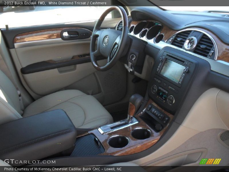 White Diamond Tricoat / Cashmere 2012 Buick Enclave FWD