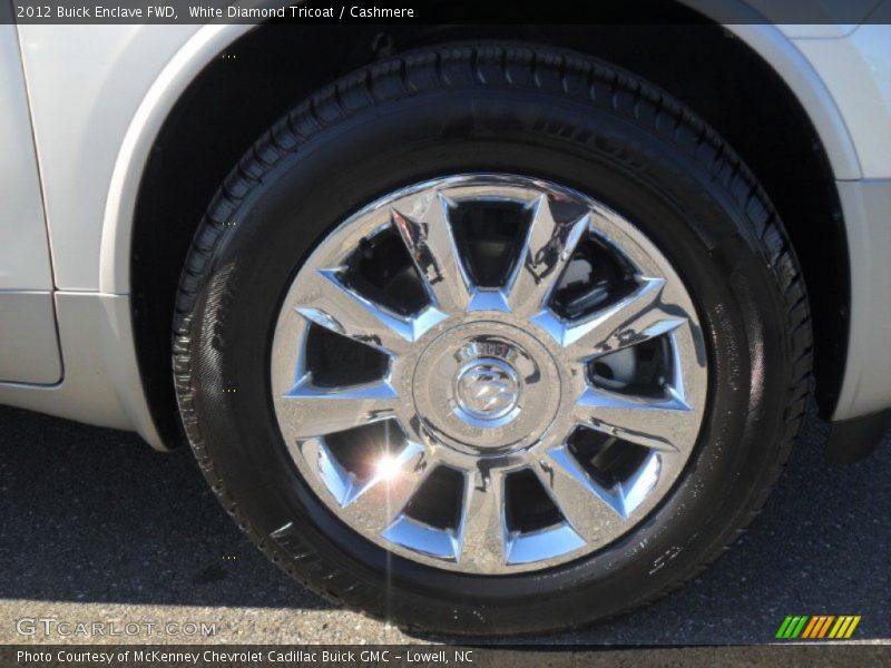 White Diamond Tricoat / Cashmere 2012 Buick Enclave FWD