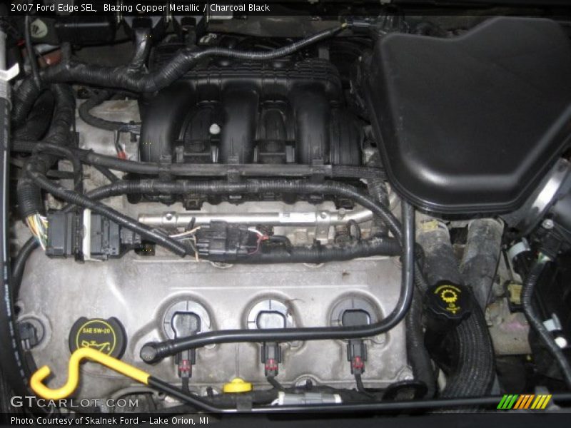 Blazing Copper Metallic / Charcoal Black 2007 Ford Edge SEL