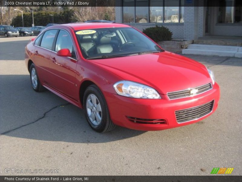 Victory Red / Ebony 2009 Chevrolet Impala LT