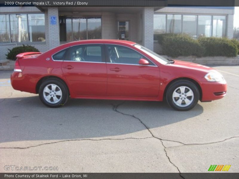 Victory Red / Ebony 2009 Chevrolet Impala LT
