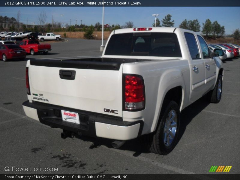 White Diamond Tricoat / Ebony 2012 GMC Sierra 1500 Denali Crew Cab 4x4