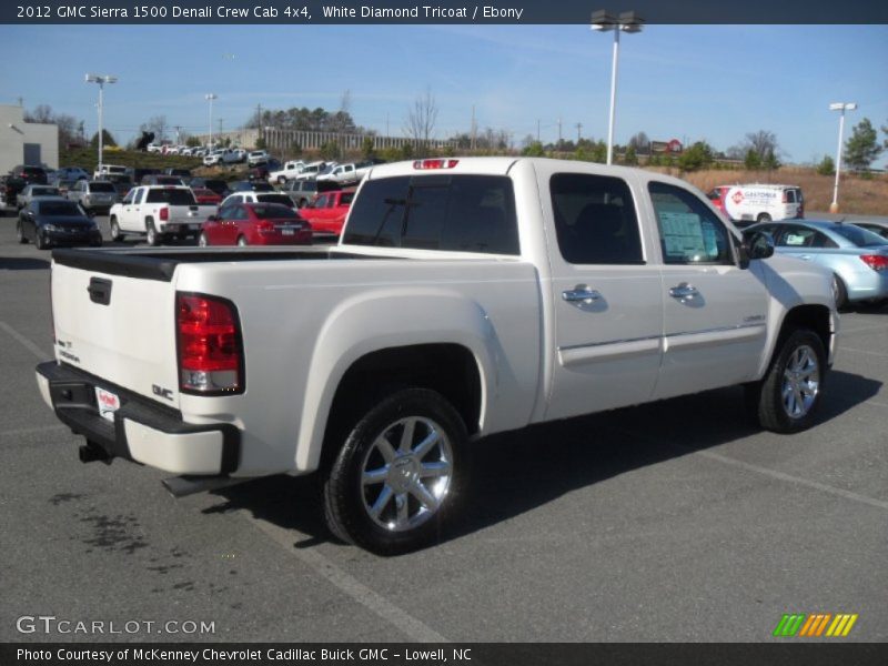 White Diamond Tricoat / Ebony 2012 GMC Sierra 1500 Denali Crew Cab 4x4