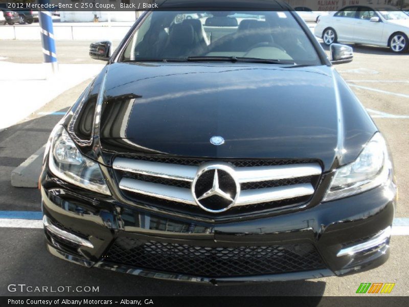 Black / Black 2012 Mercedes-Benz C 250 Coupe