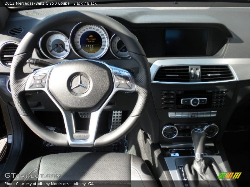Black / Black 2012 Mercedes-Benz C 250 Coupe