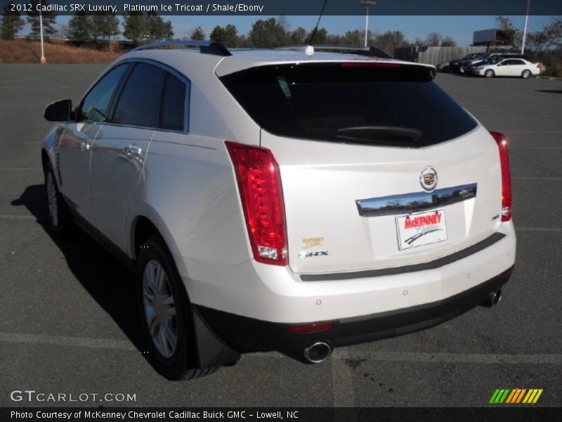 Platinum Ice Tricoat / Shale/Ebony 2012 Cadillac SRX Luxury