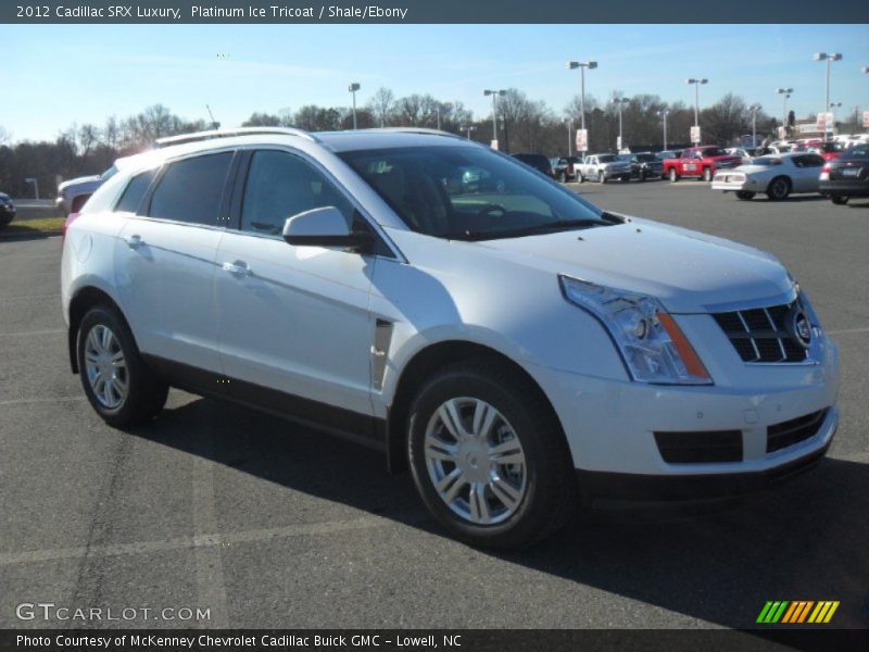 Platinum Ice Tricoat / Shale/Ebony 2012 Cadillac SRX Luxury
