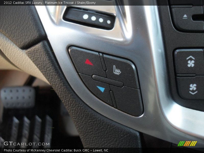 Platinum Ice Tricoat / Shale/Ebony 2012 Cadillac SRX Luxury