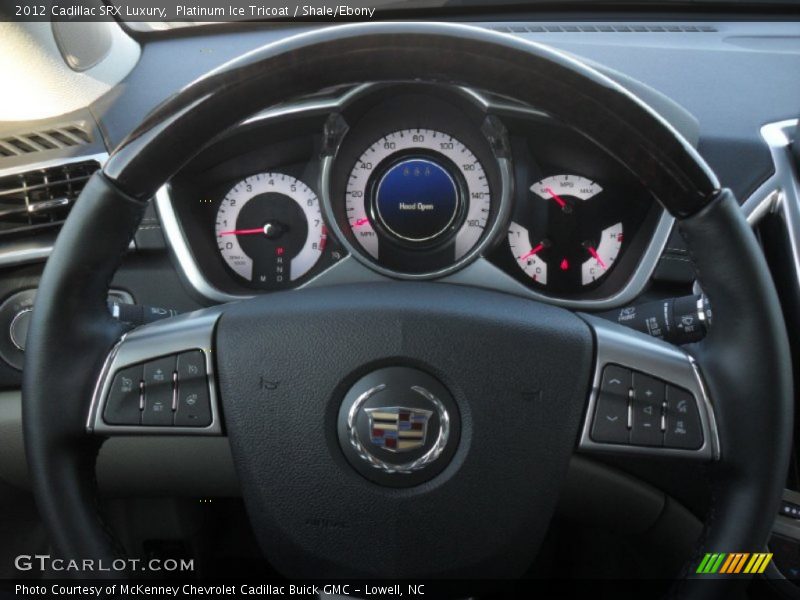 Platinum Ice Tricoat / Shale/Ebony 2012 Cadillac SRX Luxury