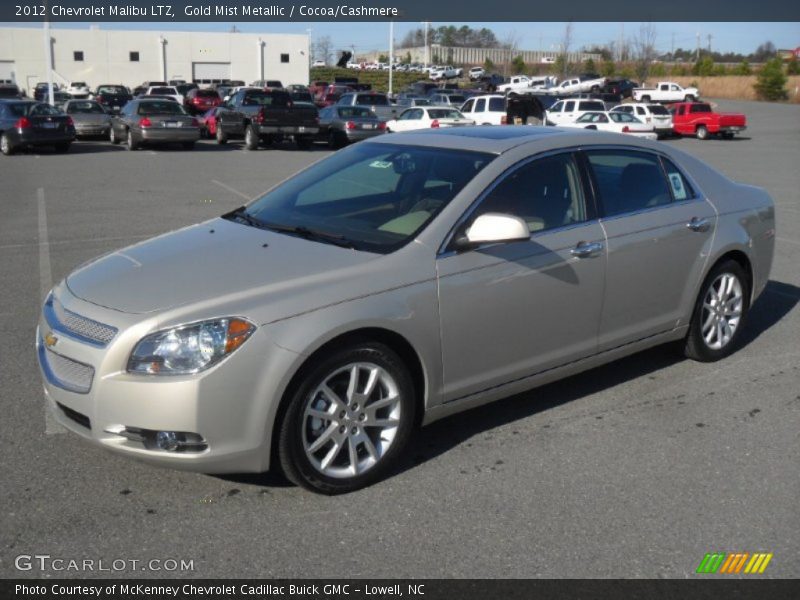 Gold Mist Metallic / Cocoa/Cashmere 2012 Chevrolet Malibu LTZ