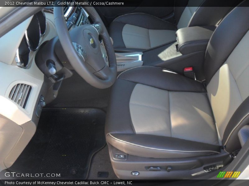 Gold Mist Metallic / Cocoa/Cashmere 2012 Chevrolet Malibu LTZ