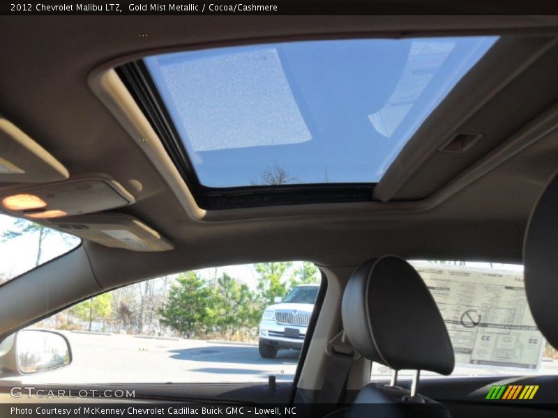 Gold Mist Metallic / Cocoa/Cashmere 2012 Chevrolet Malibu LTZ