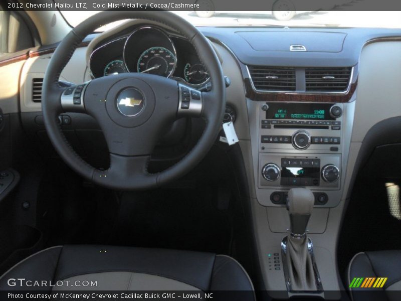 Gold Mist Metallic / Cocoa/Cashmere 2012 Chevrolet Malibu LTZ