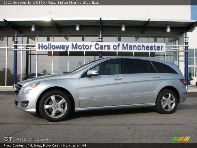 Iridium Silver Metallic / Black 2011 Mercedes-Benz R 350 4Matic