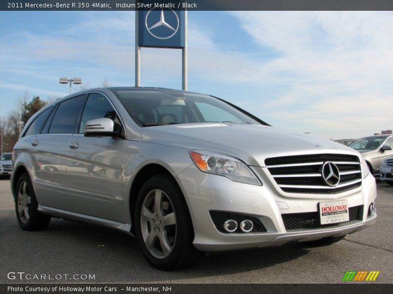 Iridium Silver Metallic / Black 2011 Mercedes-Benz R 350 4Matic
