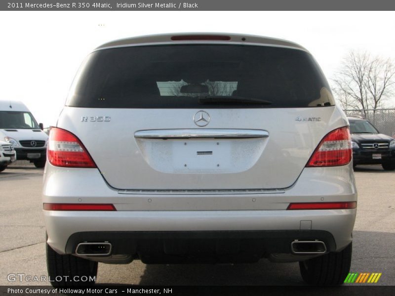 Iridium Silver Metallic / Black 2011 Mercedes-Benz R 350 4Matic