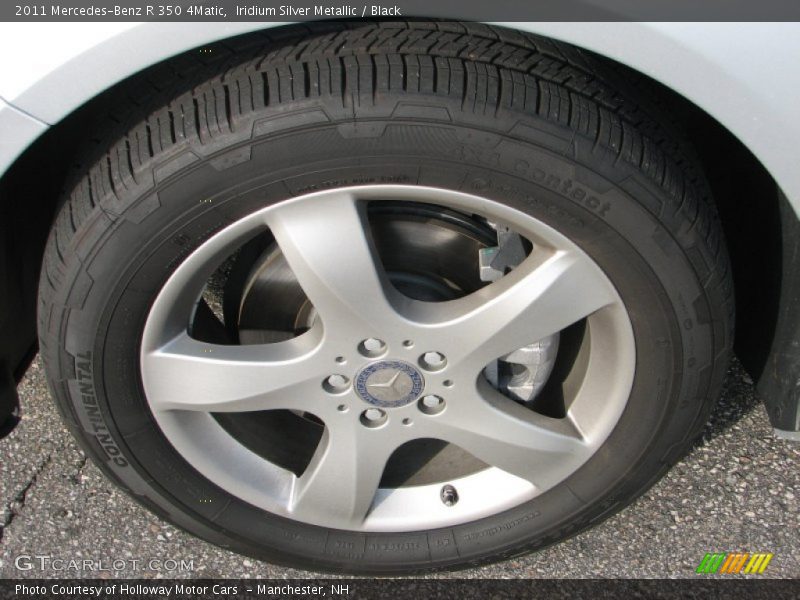 Iridium Silver Metallic / Black 2011 Mercedes-Benz R 350 4Matic