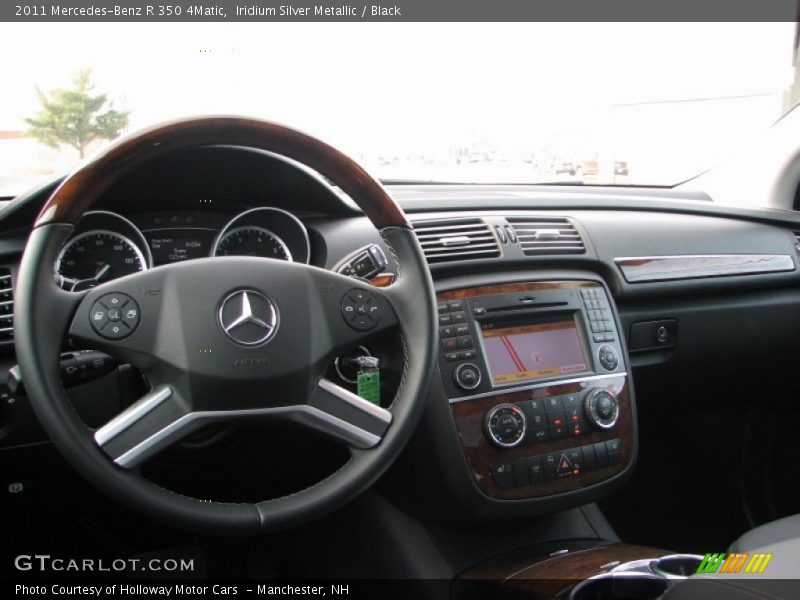 Iridium Silver Metallic / Black 2011 Mercedes-Benz R 350 4Matic