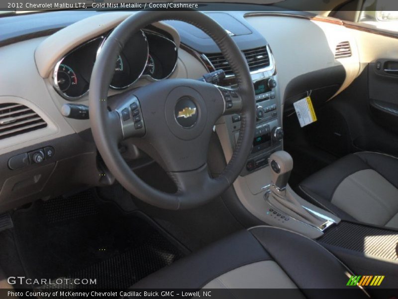 Gold Mist Metallic / Cocoa/Cashmere 2012 Chevrolet Malibu LTZ