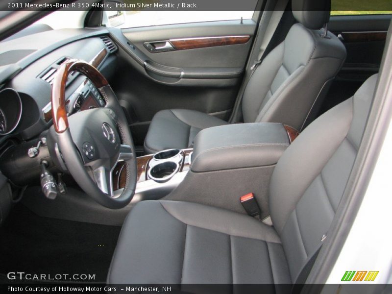 Iridium Silver Metallic / Black 2011 Mercedes-Benz R 350 4Matic