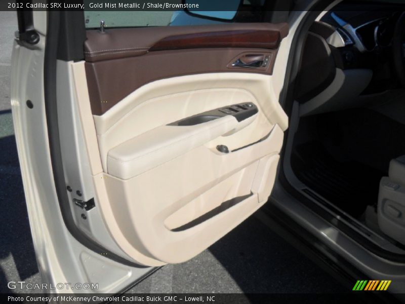 Gold Mist Metallic / Shale/Brownstone 2012 Cadillac SRX Luxury