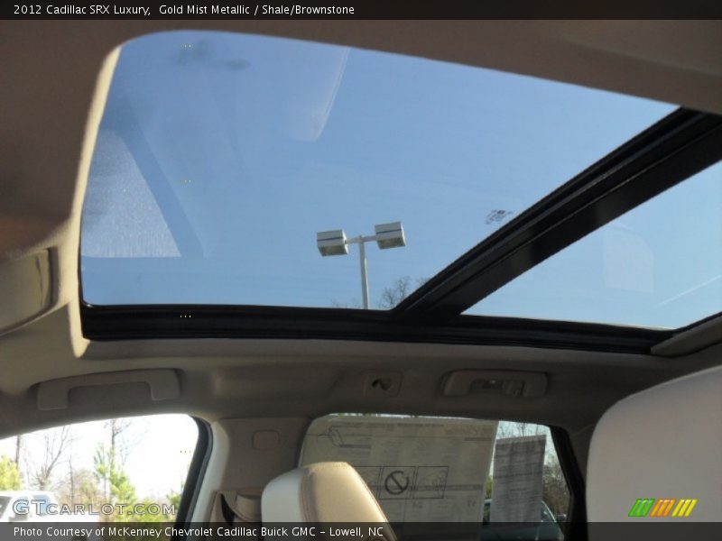 Gold Mist Metallic / Shale/Brownstone 2012 Cadillac SRX Luxury