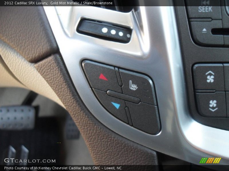 Gold Mist Metallic / Shale/Brownstone 2012 Cadillac SRX Luxury