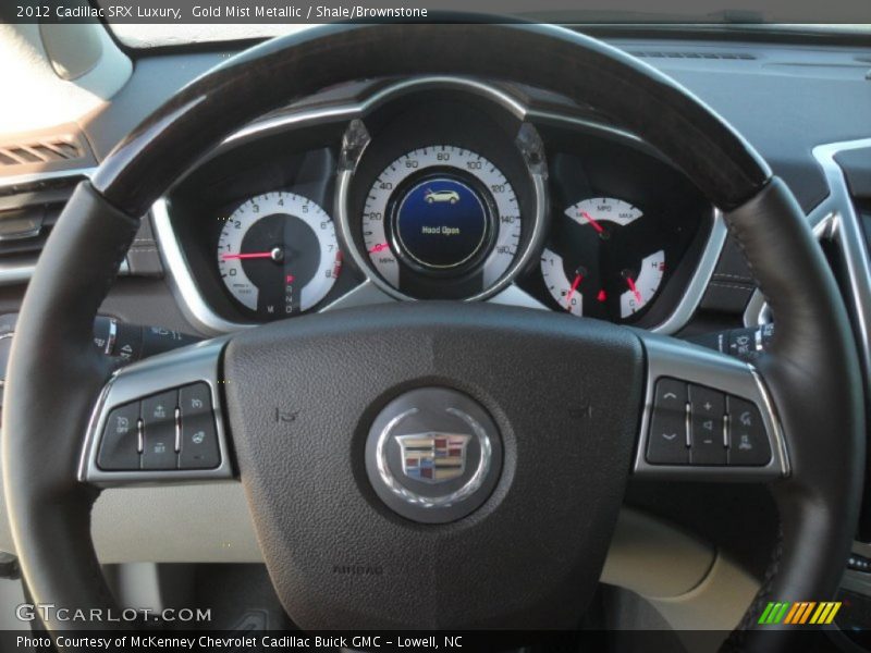 Gold Mist Metallic / Shale/Brownstone 2012 Cadillac SRX Luxury