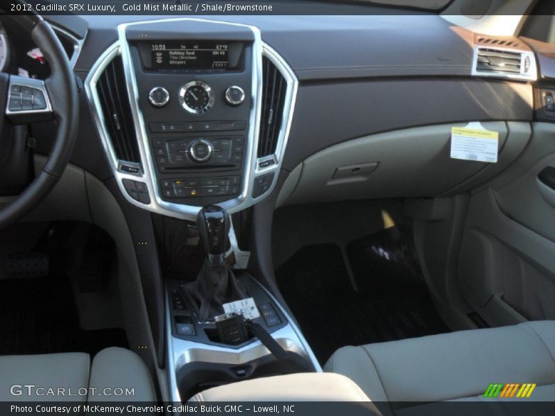 Gold Mist Metallic / Shale/Brownstone 2012 Cadillac SRX Luxury