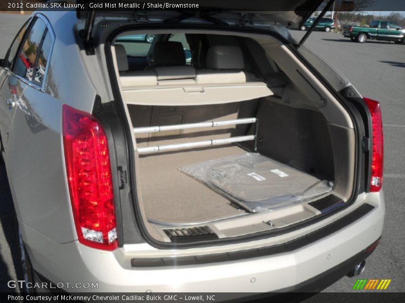 Gold Mist Metallic / Shale/Brownstone 2012 Cadillac SRX Luxury