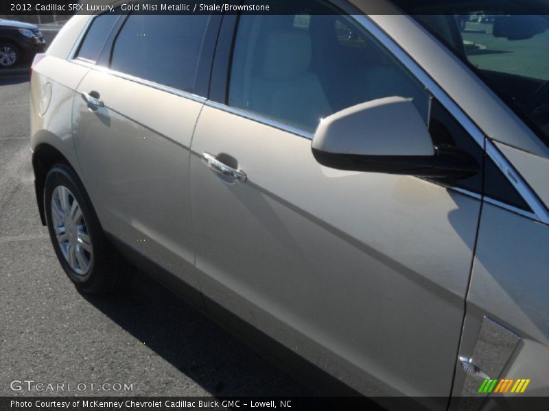 Gold Mist Metallic / Shale/Brownstone 2012 Cadillac SRX Luxury