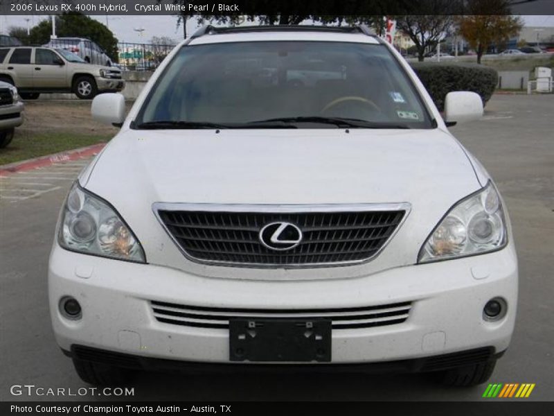Crystal White Pearl / Black 2006 Lexus RX 400h Hybrid
