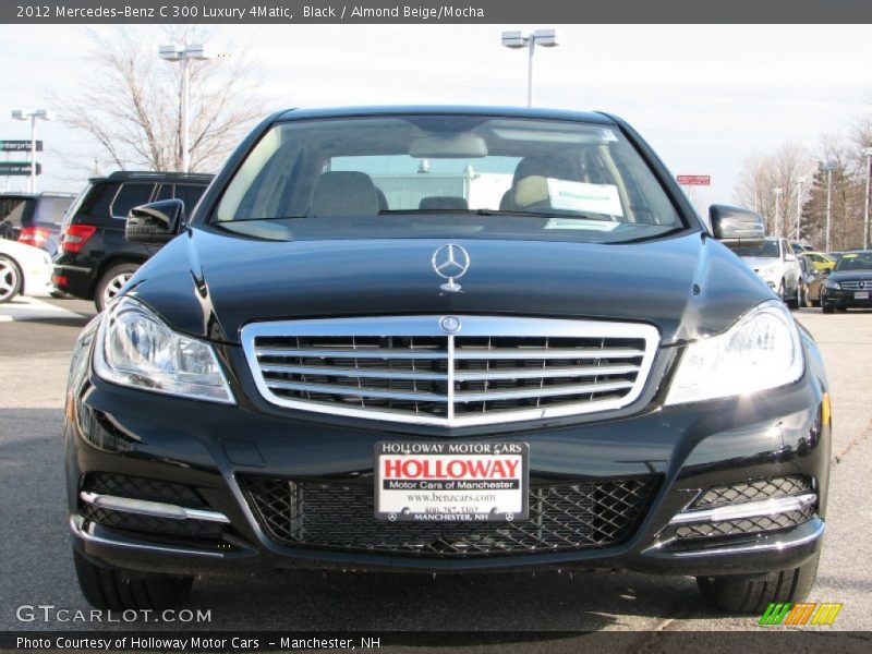 Black / Almond Beige/Mocha 2012 Mercedes-Benz C 300 Luxury 4Matic