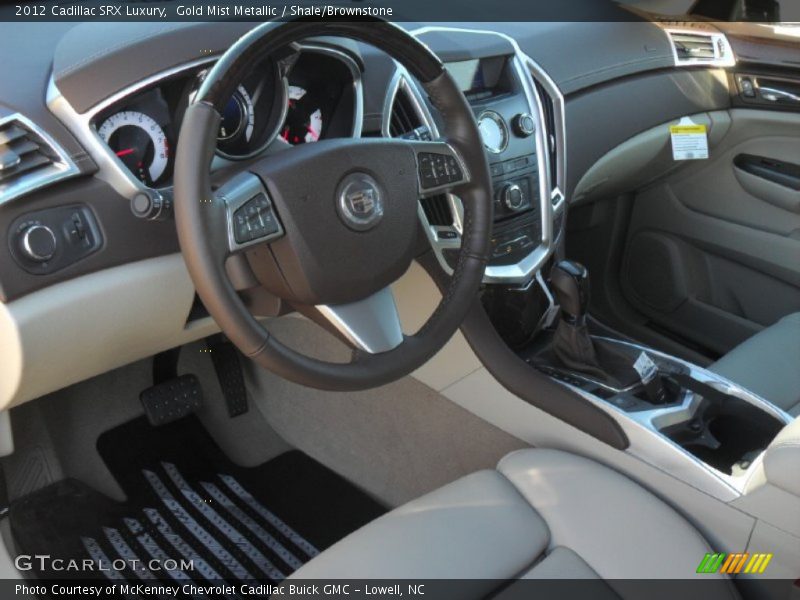 Gold Mist Metallic / Shale/Brownstone 2012 Cadillac SRX Luxury